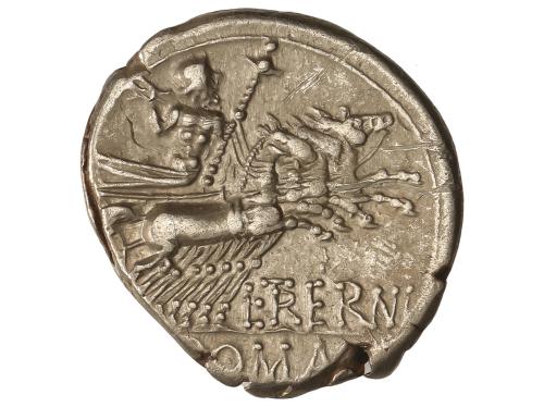 REPÚBLICA ROMANA. Denario. 135 a.C. TREBANIA. L. Trebanius. 