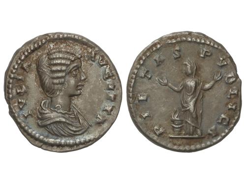 IMPERIO ROMANO. Denario. 196-211 d.C. JULIA DOMNA. Anv.: IVL