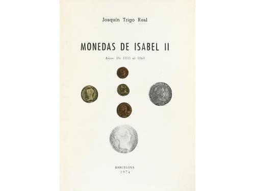 BIBLIOGRAFÍA. VV.AA. Lote 7 libros: MONEDAS DE ISABEL II 183