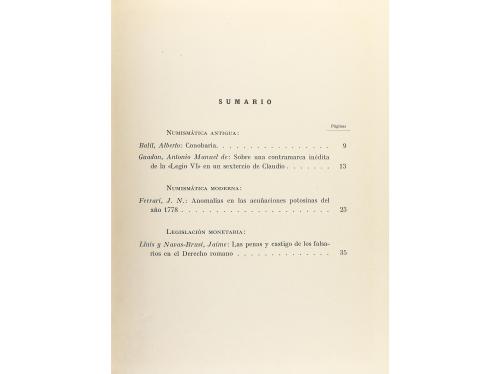 BIBLIOGRAFÍA. VV.AA. NVMISMA. REVISTA DE LA SOCIEDAD IBEROAM