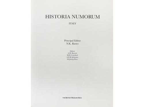 VV.AA. HISTORIA NUMORUM ITALY. The British Museum Press, Lon