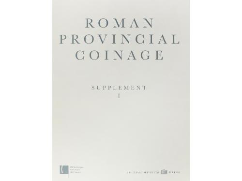 BIBLIOGRAFÍA. Spoerri, Marguerite. ROMAN PROVINCIAL COINAGE.
