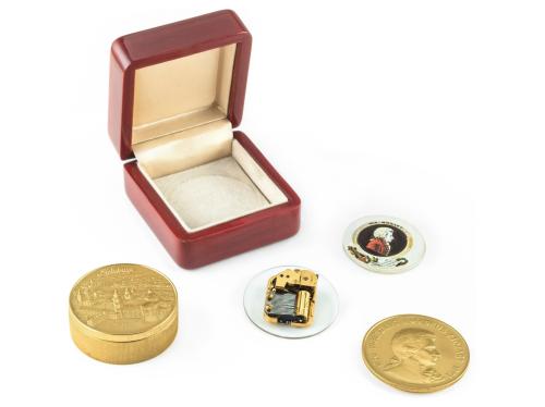 AUSTRIA. Medalla con caja de música. 1991. 108,76 grs. AU (