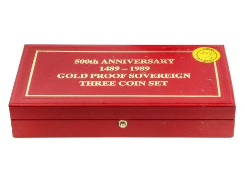 GRAN BRETAÑA. Serie 3 monedas 1/2, 1 y 2 Pounds. 1989. ELIZA