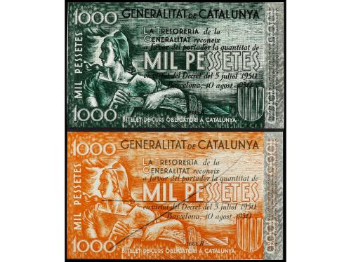 GUERRA CIVIL, ZONA REPUBLICANA. Lote 4 Pruebas de Imprenta 1