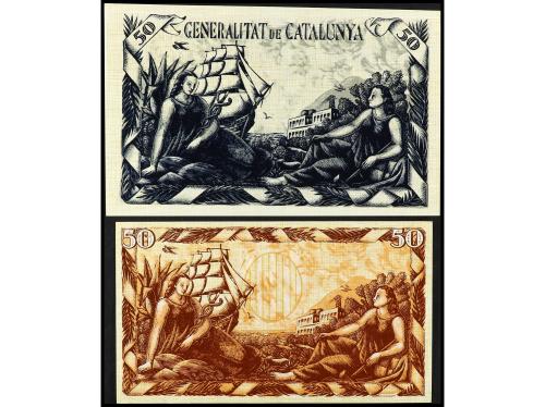 GUERRA CIVIL, ZONA REPUBLICANA. Lote 2 Pruebas de Imprenta 5