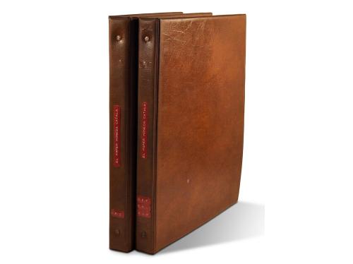 CATALUNYA. 2 Álbumes manuscritos del Catàleg de Bitllets de 