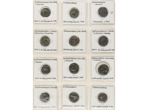 IMPERIO ROMANO. Lote 40 monedas Antoniniano. 270-275 d.C. AU