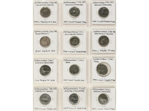 IMPERIO ROMANO. Lote 48 monedas Antoniniano. PROBO. AE, Ve. 