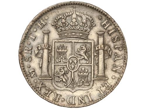 CARLOS IV. 8 Reales. 1808. MÉXICO. T.H. 26,92 grs. (Limpiada