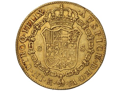 CARLOS IV. 8 Escudos. 1802. MADRID. F.A. 26,93 grs. (Pequeño