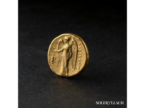 MONEDAS GRIEGAS. Estátera. 336-323 a.C. ALEJANDRO MAGNO. AMP