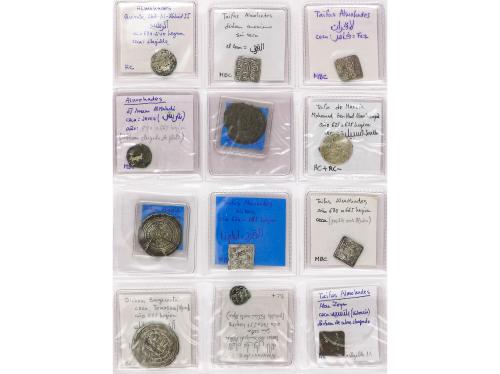 MONEDAS HISPANOÁRABES. Lote 90 monedas. VARIAS ÉPOCAS. Resto