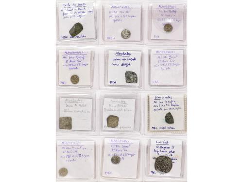 MONEDAS HISPANOÁRABES. Lote 90 monedas. VARIAS ÉPOCAS. Resto