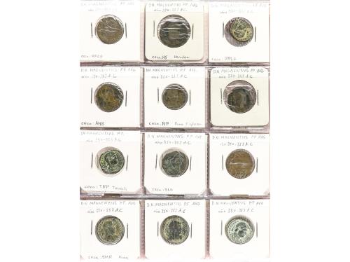 Lote Más de 300 cobres. AE. Pequeña colección de cobres del 