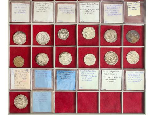 EMIRATO. Lote 13 monedas Dirham. 153, 154, 156, 158, 159 (2)