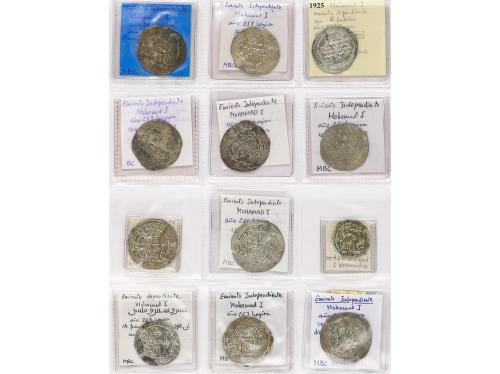 EMIRATO. Lote 68 monedas Dirham. MOHAMED I. AL ANDALUS. AR. 