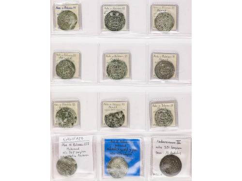 CALIFATO. Lote 48 monedas Dirham. ABDERRAMAN III. AL-ANDALUS