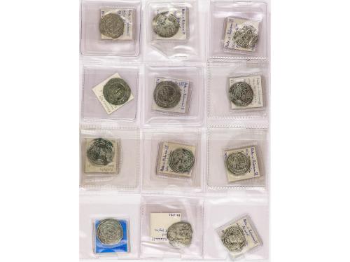 CALIFATO. Lote 48 monedas Dirham. ABDERRAMAN III. AL-ANDALUS