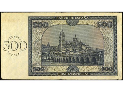 ESTADO ESPAÑOL. 500 Pesetas. 21 Noviembre 1936. Catedral de 