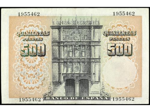 ESTADO ESPAÑOL. 500 Pesetas. 19 Febrero 1946. Francisco de V