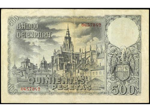 ESTADO ESPAÑOL. 500 Pesetas. 21 Octubre 1940. Entierro del C