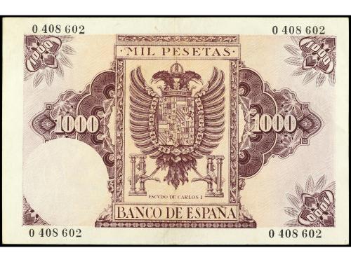 ESTADO ESPAÑOL. 1.000 Pesetas. 21 Octubre 1940. Carlos I. Ed