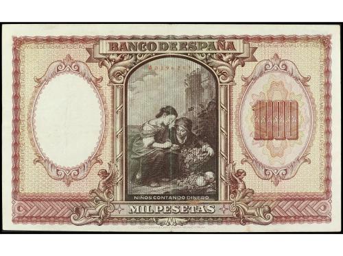 ESTADO ESPAÑOL. 1.000 Pesetas. 9 Enero 1940. Murillo. Ed-440