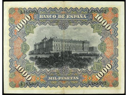 BANCO DE ESPAÑA. 1.000 Pesetas. 16 Julio 1907. Palacio Real 