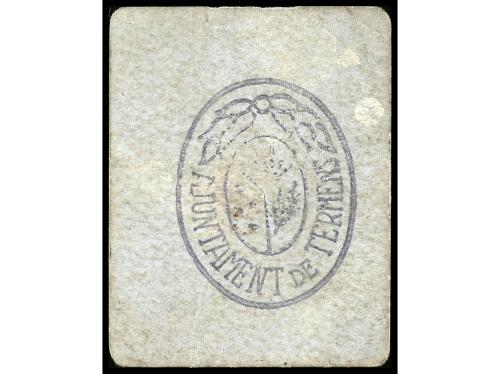 CATALUNYA. 50 Cèntims. Aj. de TERMENS. Cartón. AT-2452b. EBC