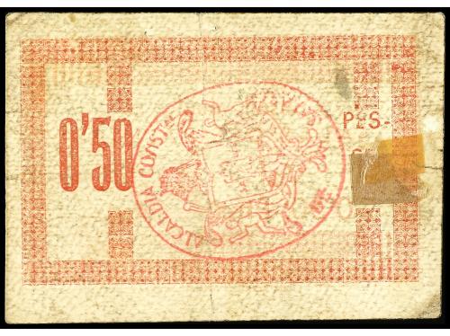 CATALUNYA. 0,50 Pessetes. 1937. C.M. de SALAS DEL PALLARS. (