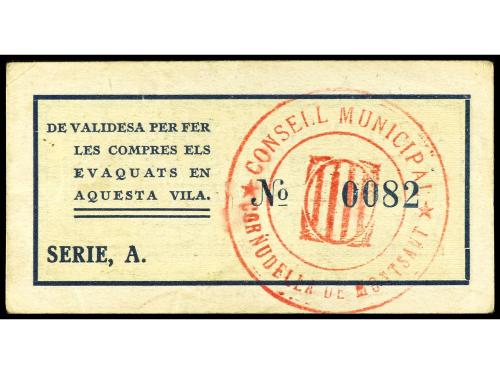 CATALUNYA. 2 Pessetes. Aj. de CORNUDELLA DE MONTSANT. MUY ES