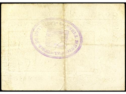 CATALUNYA. 1 Pesseta. 19 Juny 1937. C.M. de CASTELLAR DE N´ 