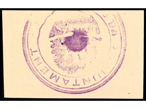 CATALUNYA. 50 Cèntims. Aj. d´ EL CIRERER DEL LLOBREGAT. MUY 