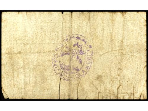 CATALUNYA. 1 Pesseta. Març 1937. Aj. de FIGUEROLA d´ ORCAU. 