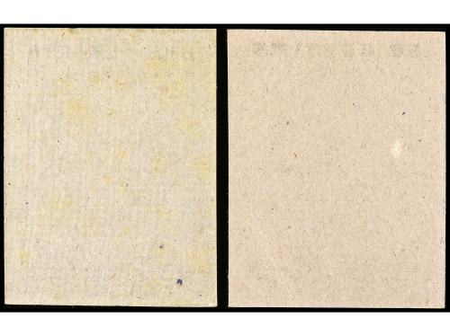 CATALUNYA. Lote 2 billetes 50 Cèntims y 1 Pesseta. Aj. de CA