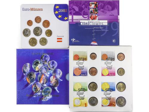 LOTES Y COLECCIONES EXTRANJERO. Lote 44 sets 8 monedas 1 Cén