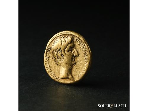 IMPERIO ROMANO. Áureo. 29 a.C. AUGUSTO. PERGAMUM, NICOMEDIA 