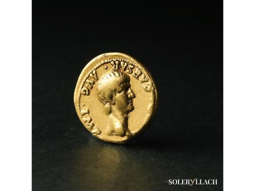 IMPERIO ROMANO. Áureo. 56-57 d.C. NERÓN. ROMA. Anv.: NERO CA