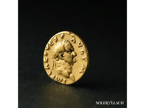 IMPERIO ROMANO. Áureo. 70-72 d.C. VESPASIANO. Anv.: IMP. CAE