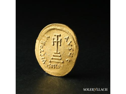 MONEDAS BIZANTINAS. Sólido. 610-641 d.C. HERACLIO. CONSTANTI