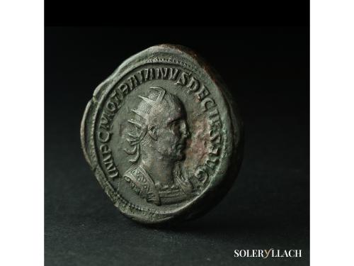 IMPERIO ROMANO. Doble Sestercio. 249-251 d.C. TRAJANO DECIO.