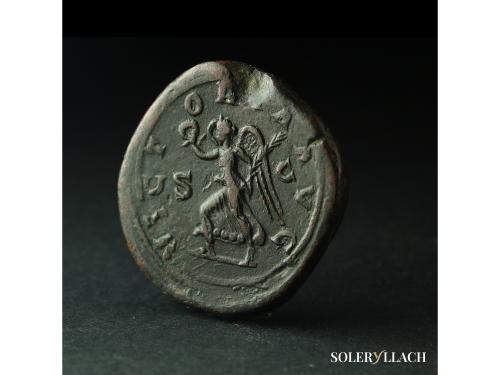 IMPERIO ROMANO. Doble Sestercio. 249-251 d.C. TRAJANO DECIO.