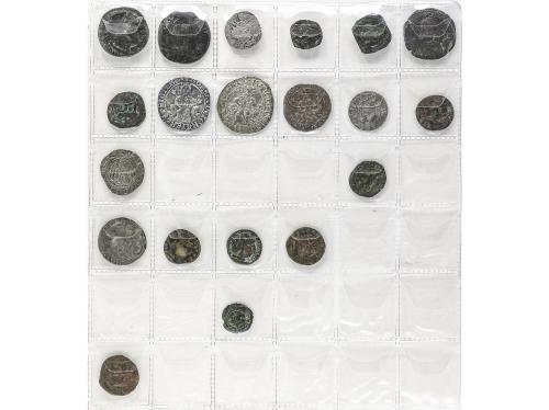 ESTADOS ITALIANOS. Lote alrededor de 161 monedas. AR, AE. Re