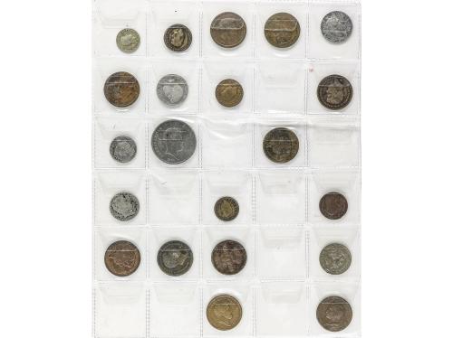 ESTADOS ITALIANOS. Lote alrededor de 161 monedas. AR, AE. Re