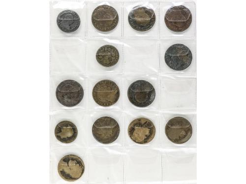 ESTADOS ITALIANOS. Lote alrededor de 161 monedas. AR, AE. Re