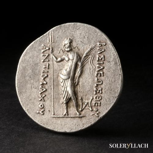 MONEDAS GRIEGAS. Tetradracma. 180-170 a.C. ANTIMACO I. BACTR