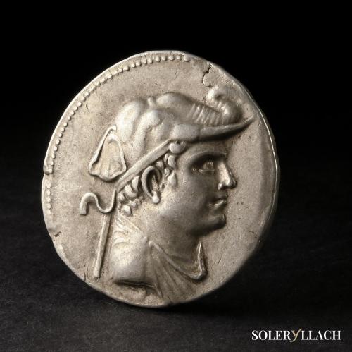 MONEDAS GRIEGAS. Tetradracma. 200-185 a.C. DEMETRIO I. BACTR