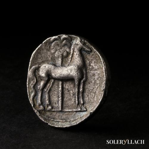 MONEDAS HISPÁNICAS. Shekel. ACUÑACIONES HISPANO-CARTAGINESAS