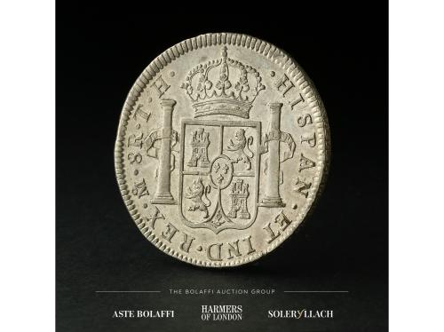 CARLOS IV. 8 Reales. 1805. MÉXICO. T.H. Anv.: Busto laureado